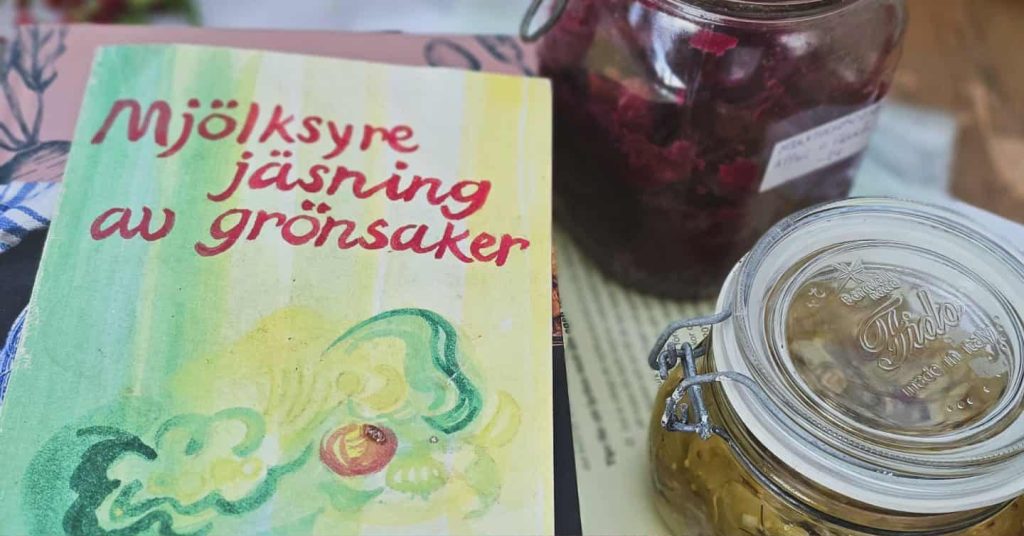En bok vid namn "mjölksyrejäsning av grönsaker"